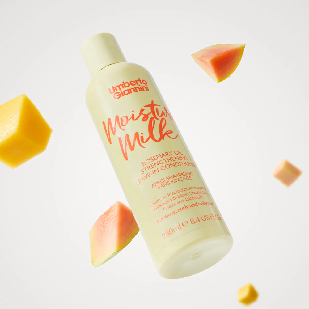 Umberto Giannini Moisture Milk Rosemary Oil Strengthening Leave-In Conditioner 250ml - Image 5