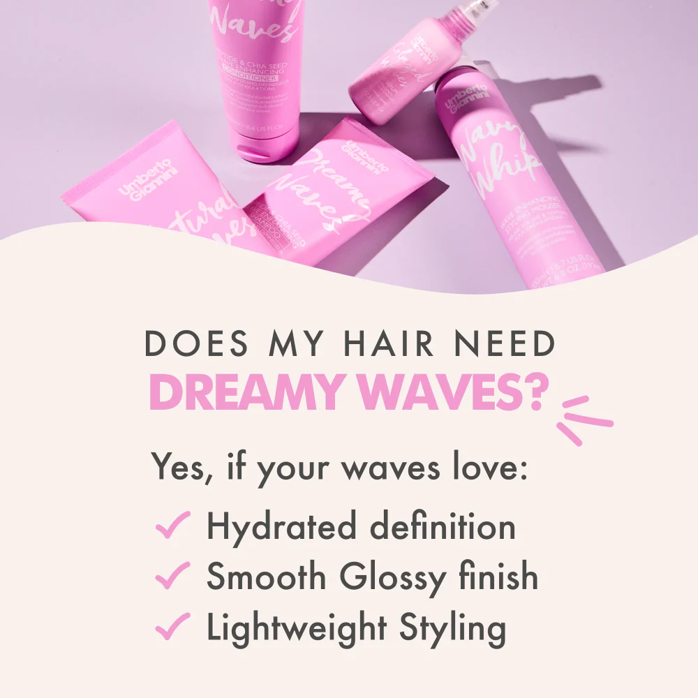 Umberto Giannini Natural Waves Wave Enhancing Air Dry Cream 200ml - Image 6