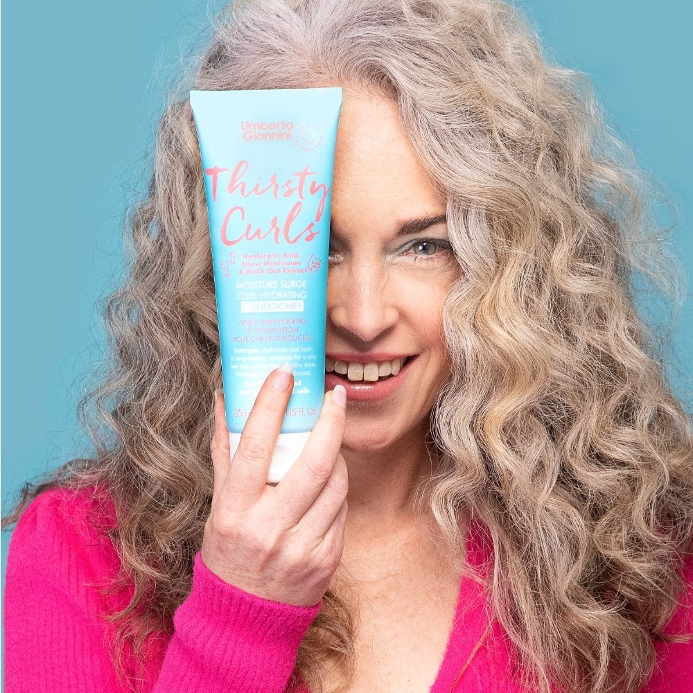 Umberto Giannini Thirsty Curls Curl Hydrating Conditioner 250ml - Image 2
