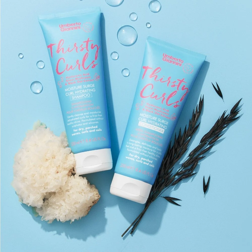 Umberto Giannini Thirsty Curls Curl Hydrating Conditioner 250ml - Image 3
