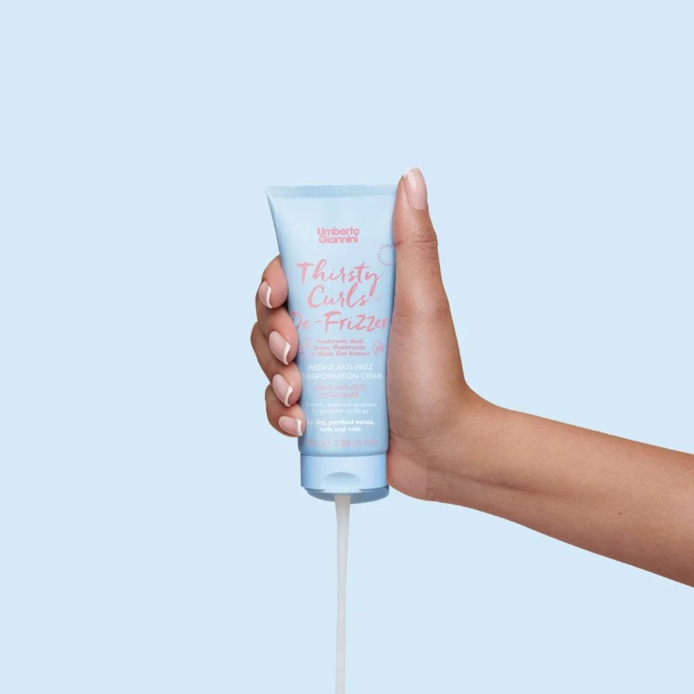 Umberto Giannini Thirsty Curls Instant Anti-Frizz Cream 100ml - Image 3