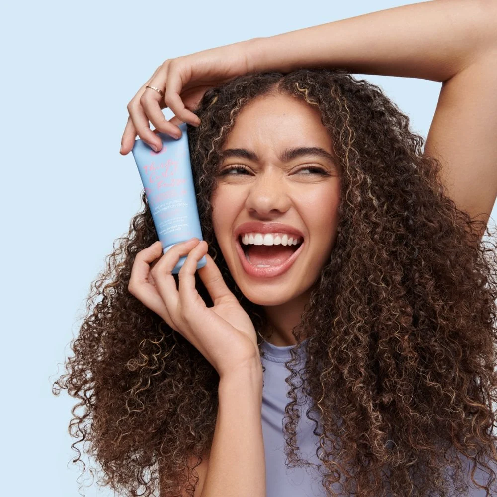 Umberto Giannini Thirsty Curls Instant Anti-Frizz Cream 100ml - Image 5
