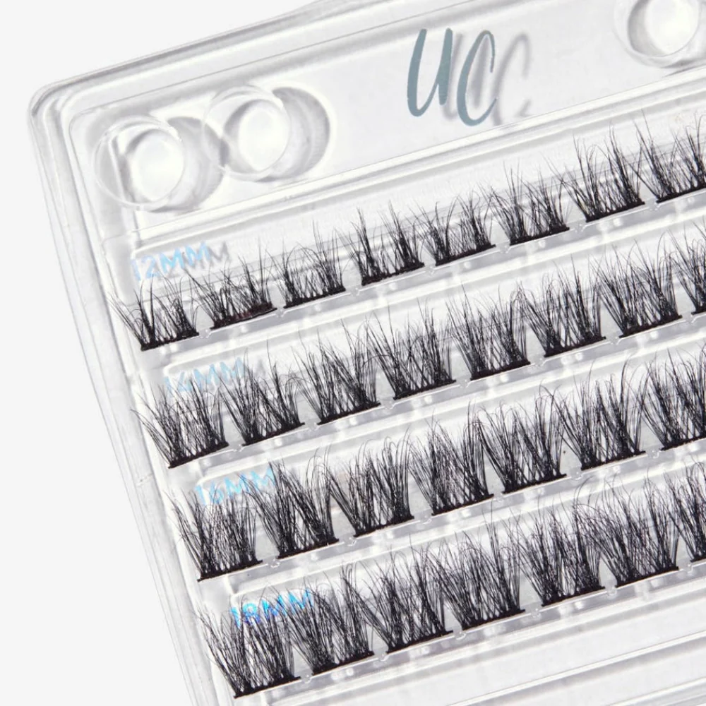 Unicorn Cosmetics Don't Give A Fluff Unbearlievable DIY Individual Lash Clusters Black - Image 2