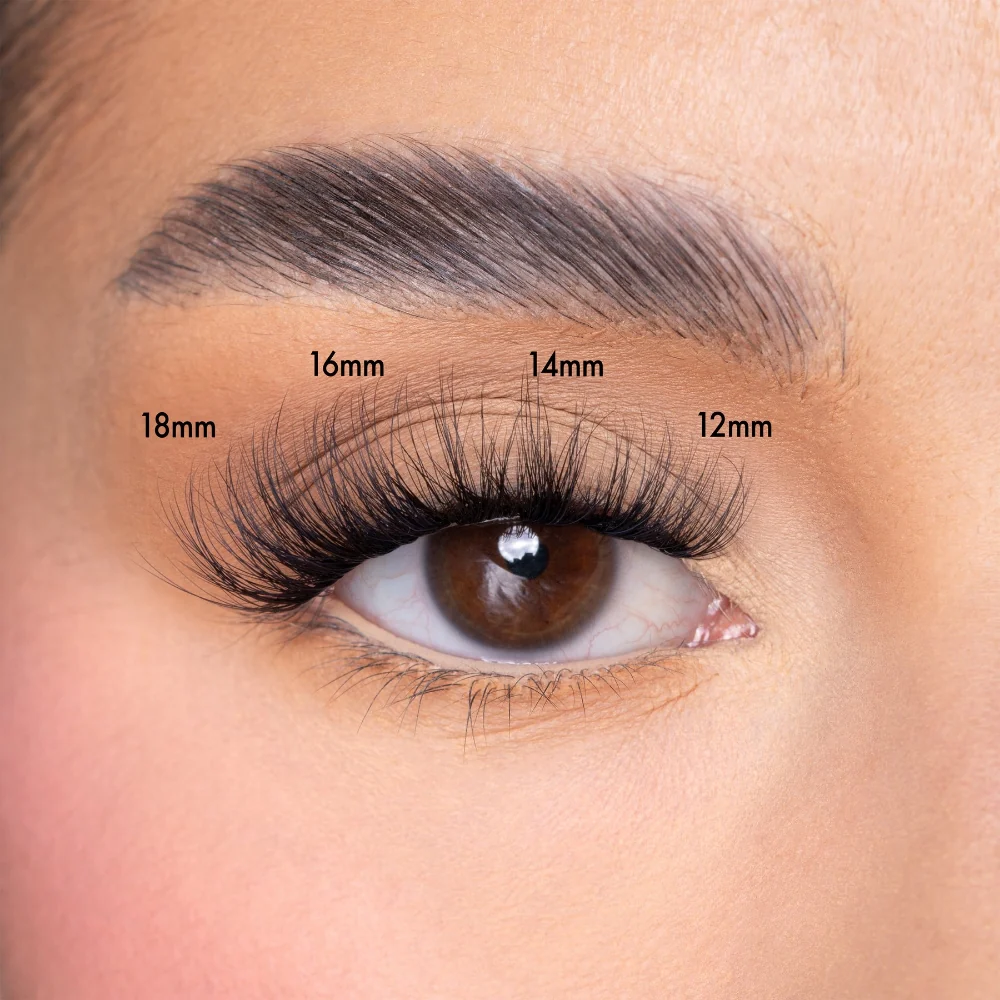 Unicorn Cosmetics Don't Give A Fluff Unbearlievable DIY Individual Lash Clusters Black - Image 4