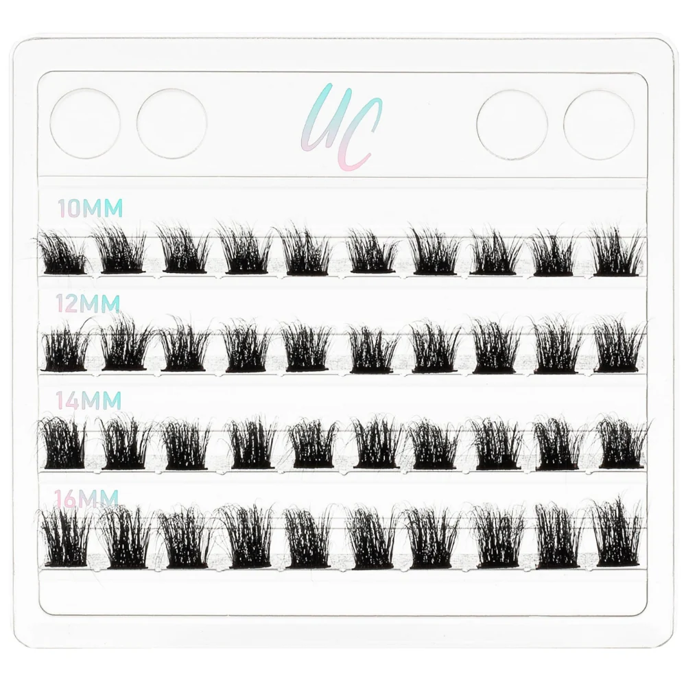Unicorn Cosmetics No Fluffs Given Unbearlievable DIY Individual Lash Clusters Black - Image 2