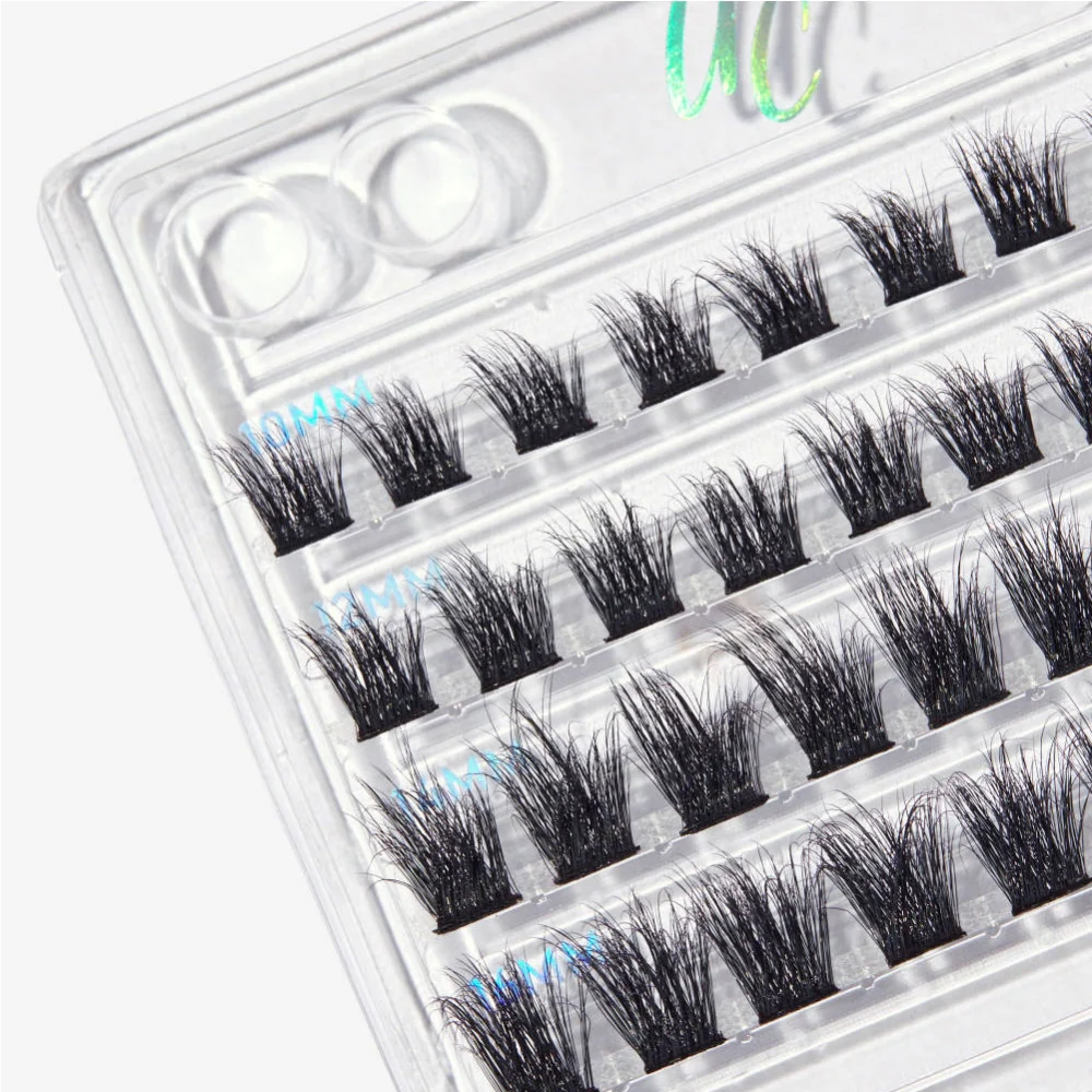 Unicorn Cosmetics No Fluffs Given Unbearlievable DIY Individual Lash Clusters Black - Image 4