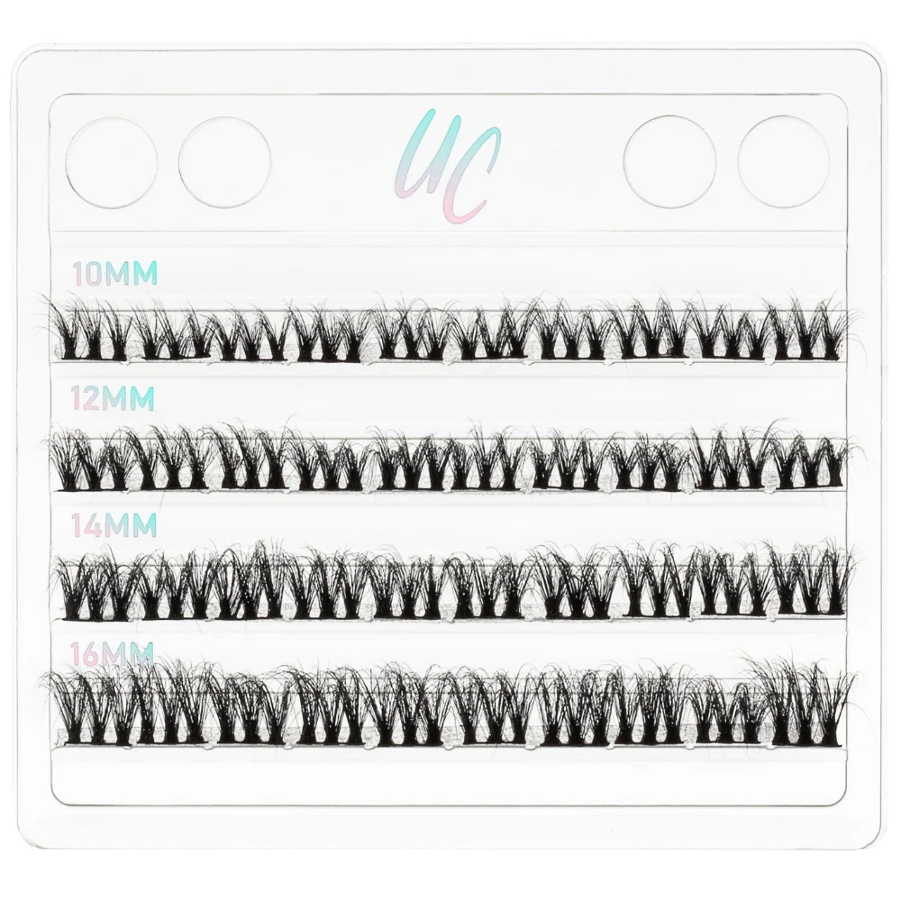 Unicorn Cosmetics Shut The Fluff Up Unbearlievable DIY Individual Lash Clusters Black - Image 2