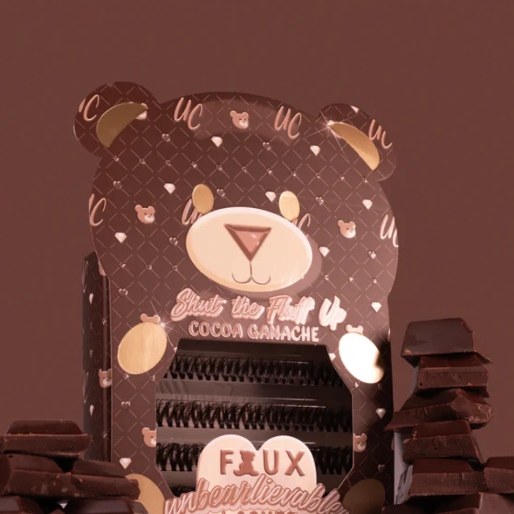Unicorn Cosmetics Shut The Fluff Up Unbearlievable DIY Individual Lash Clusters Cocoa Ganache - Image 2