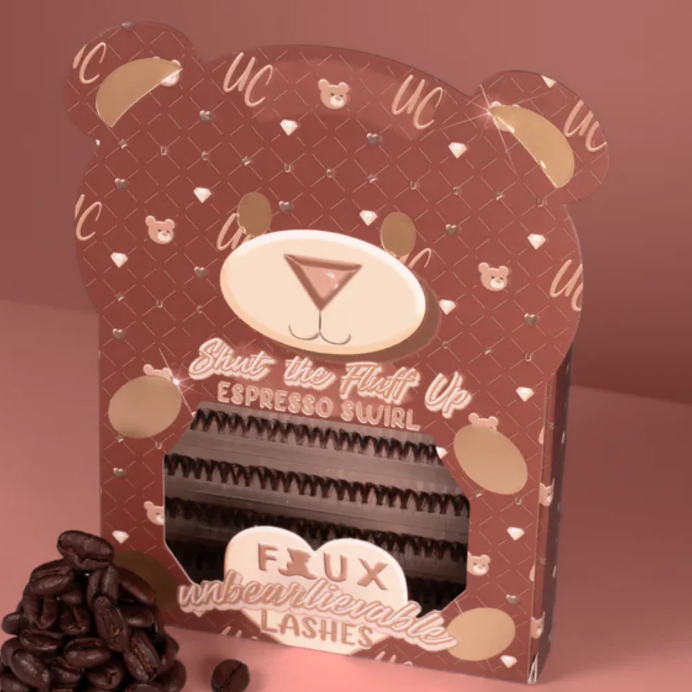 Unicorn Cosmetics Shut The Fluff Up Unbearlievable DIY Individual Lash Clusters Espresso Swirl - Image 2