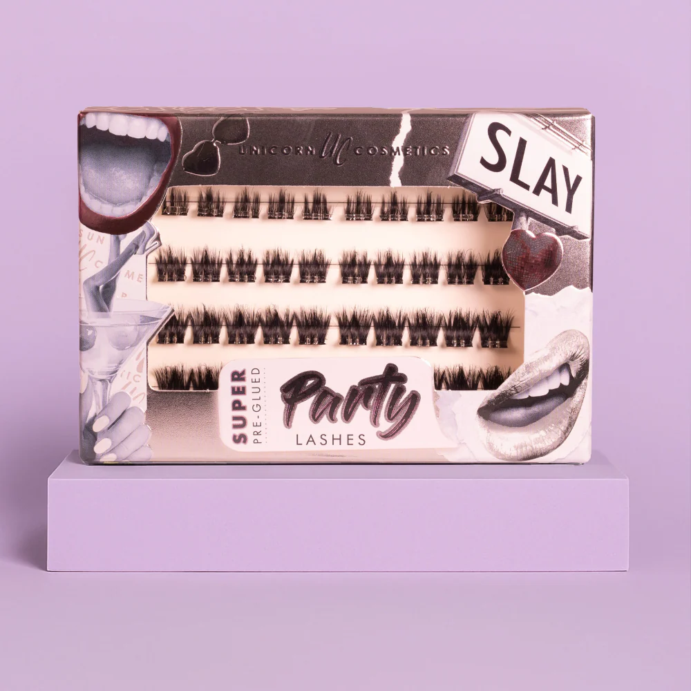 Unicorn Cosmetics SLAY Super Pre-Glued Party Lashes - Image 4