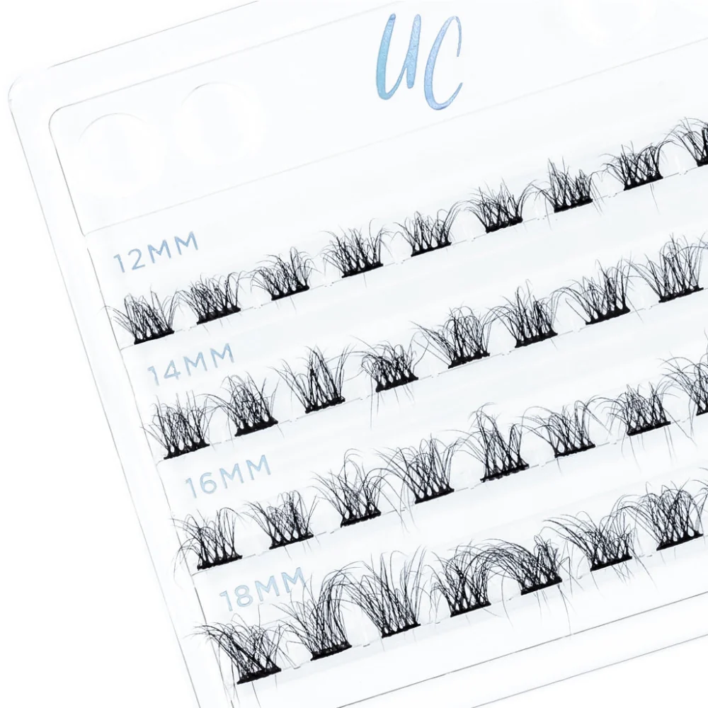 Unicorn Cosmetics What The Fluff Up Unbearlievable DIY Individual Lash Clusters Black - Image 4