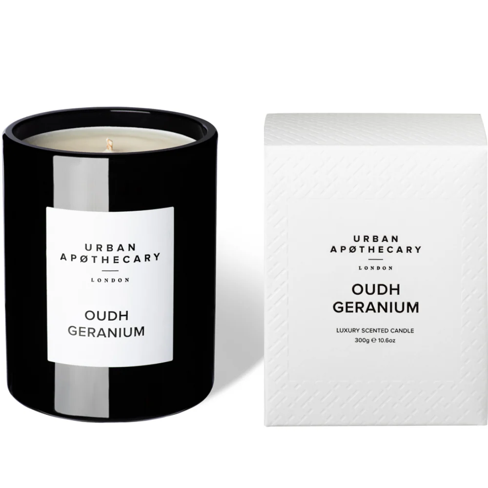 Urban Apothecary Oudh Geranium Signature Jar Candle 300g - Image 2