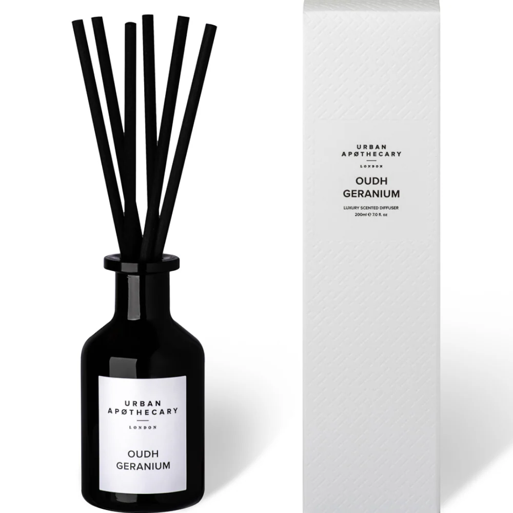 Urban Apothecary Oudh Geranium Signature Reed Diffuser 200ml - Image 2