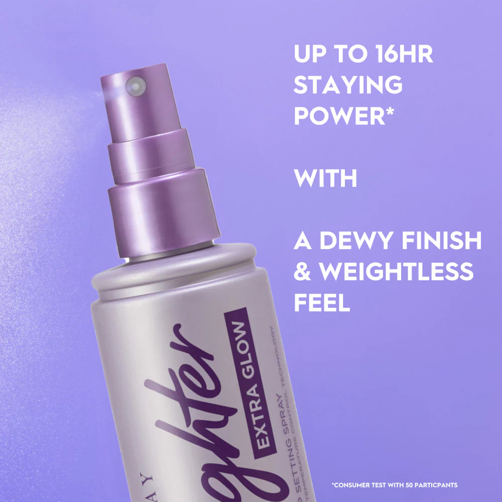 Urban Decay All Nighter Long Lasting Makeup Setting Spray Extra Glow 118ml - Image 2