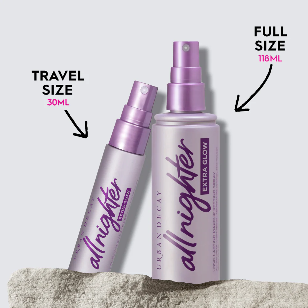 Urban Decay All Nighter Long Lasting Makeup Setting Spray Extra Glow 30ml - Image 4