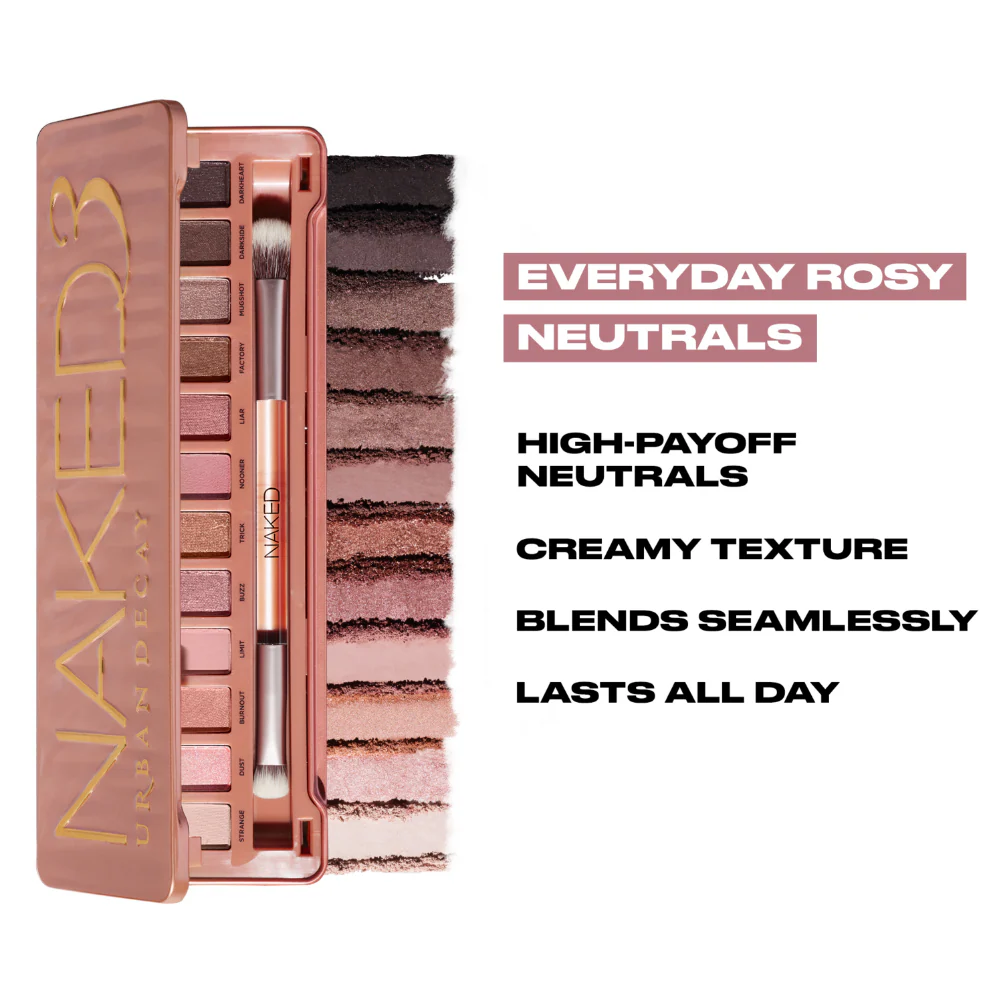 Urban Decay Naked 3 12 Colour Eyeshadow Palette - Image 3