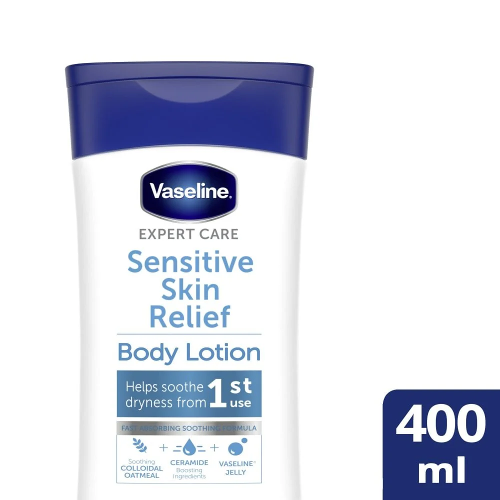 Vaseline Expert Care Sensitive Skin Relief Lotion 400ml - Image 2