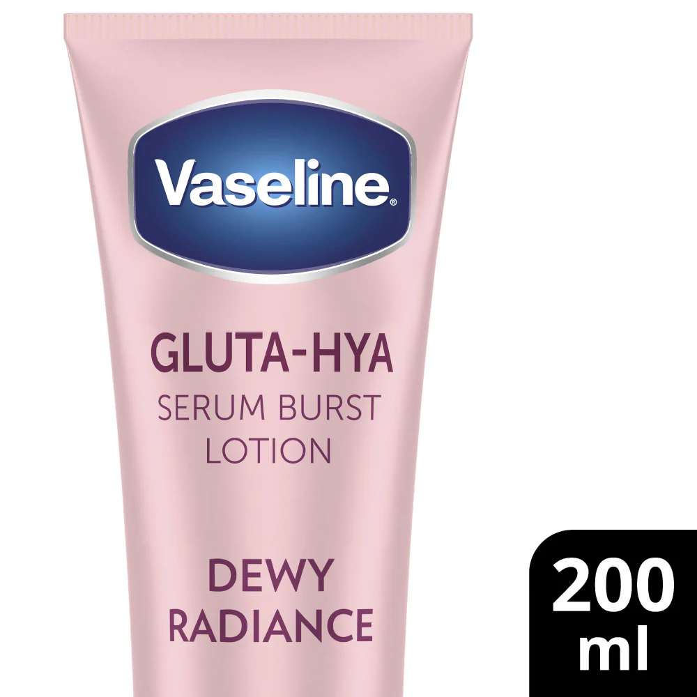 Vaseline Gluta-Hya Dewy Radiance Serum Burst Lotion 200ml - Image 2