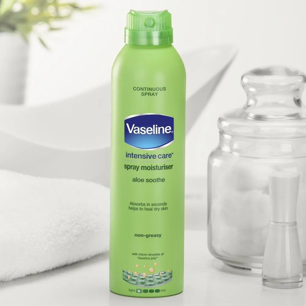 Vaseline Intensive Care Aloe Soothe Continuous Spray Body Lotion 190ml - Image 7