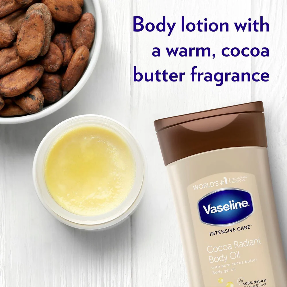 Vaseline Intensive Care Cocoa Radiant Body Gel Oil 200ml - Image 12