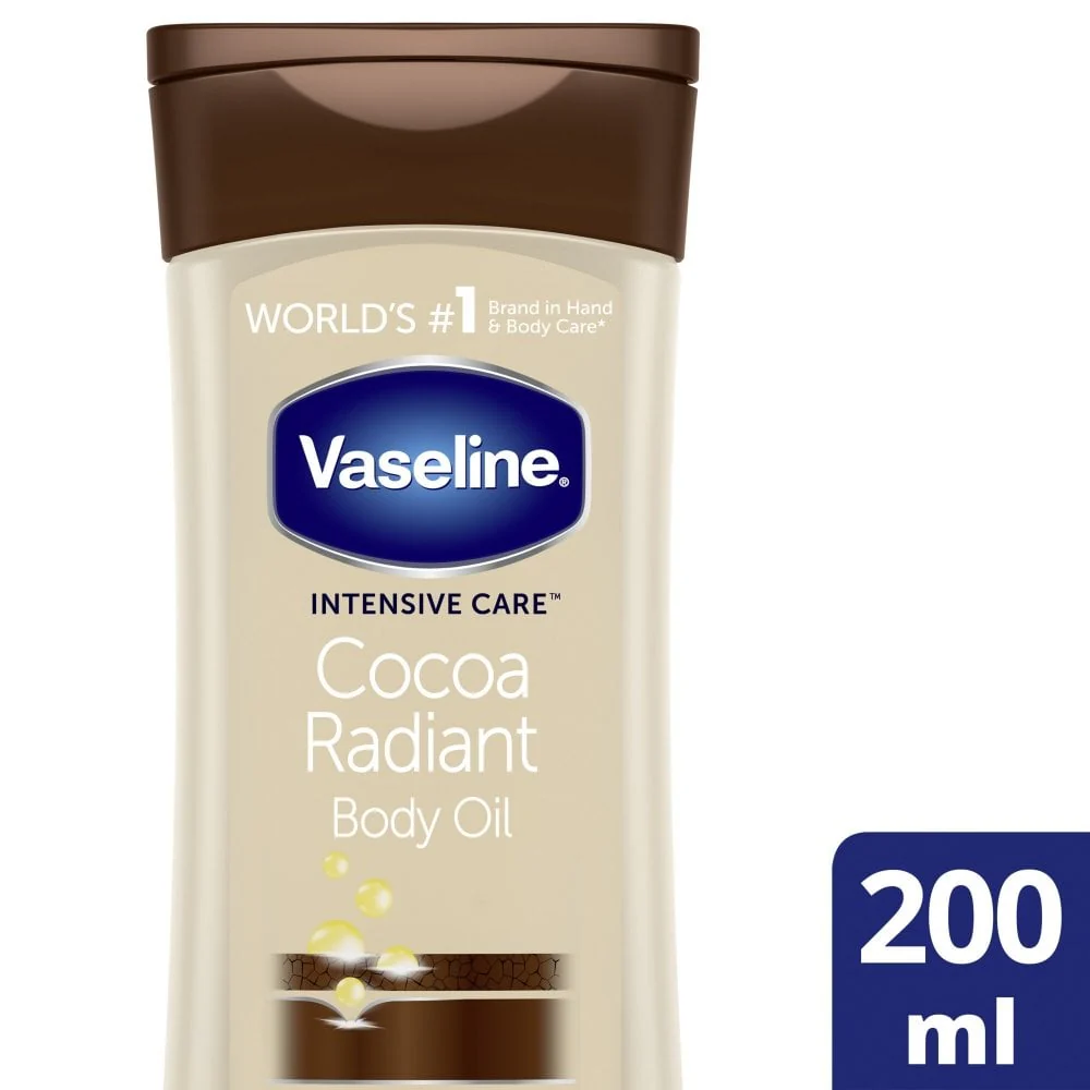 Vaseline Intensive Care Cocoa Radiant Body Gel Oil 200ml - Image 2