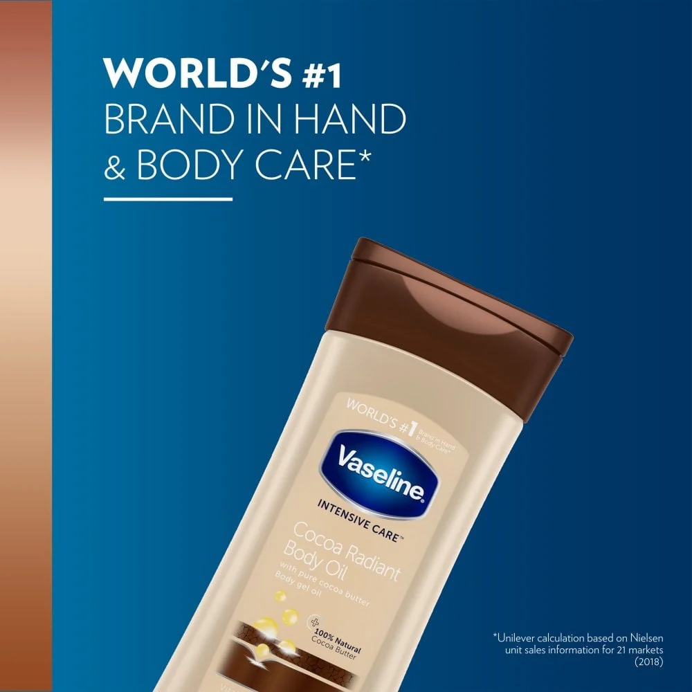 Vaseline Intensive Care Cocoa Radiant Body Gel Oil 200ml - Image 5
