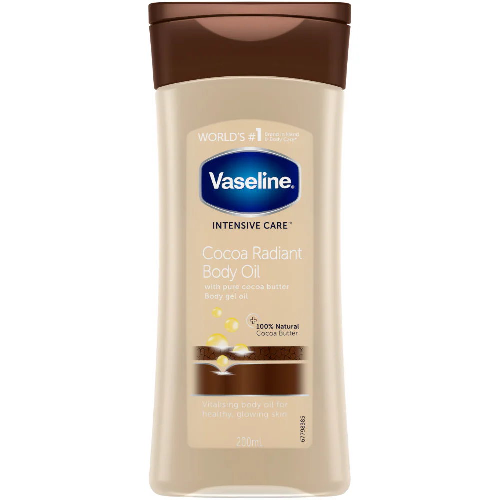 Vaseline Intensive Care Cocoa Radiant Body Gel Oil 200ml - Image 7