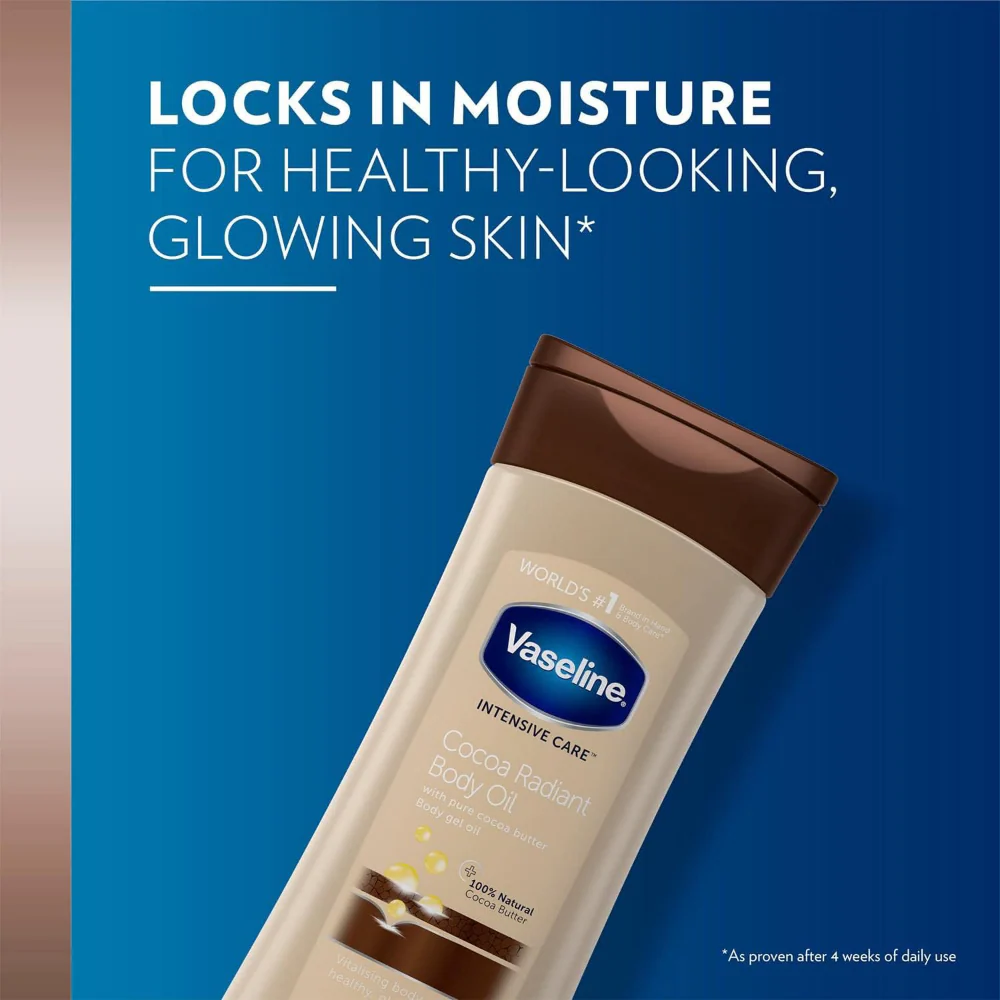 Vaseline Intensive Care Cocoa Radiant Body Gel Oil 200ml - Image 8