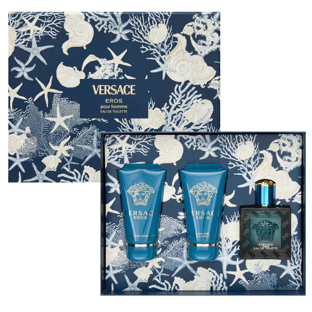 Versace Eros Pour Homme Eau De Toilette Gift Set 50ml - Image 5