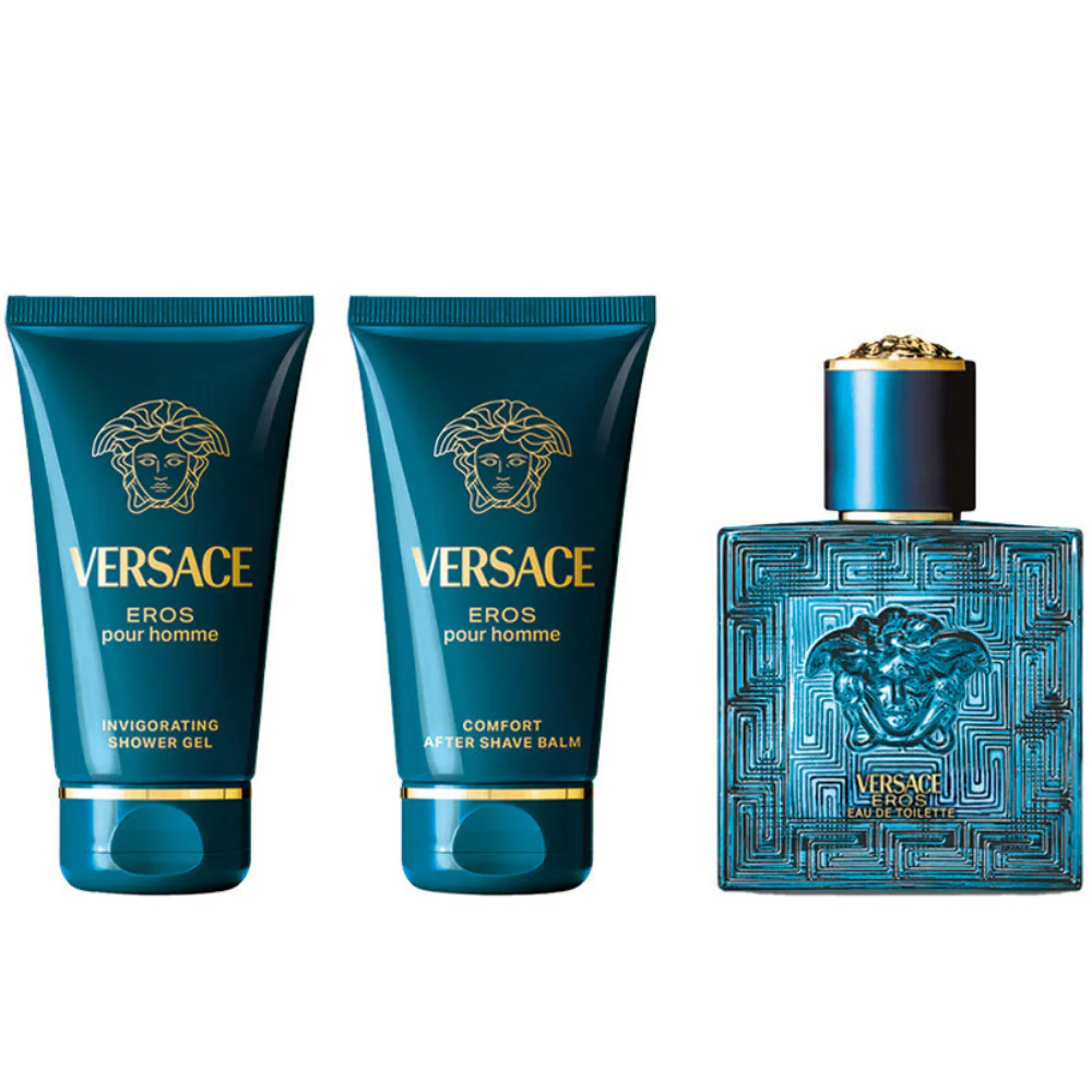 Versace Eros Pour Homme Eau De Toilette Gift Set 50ml - Image 2