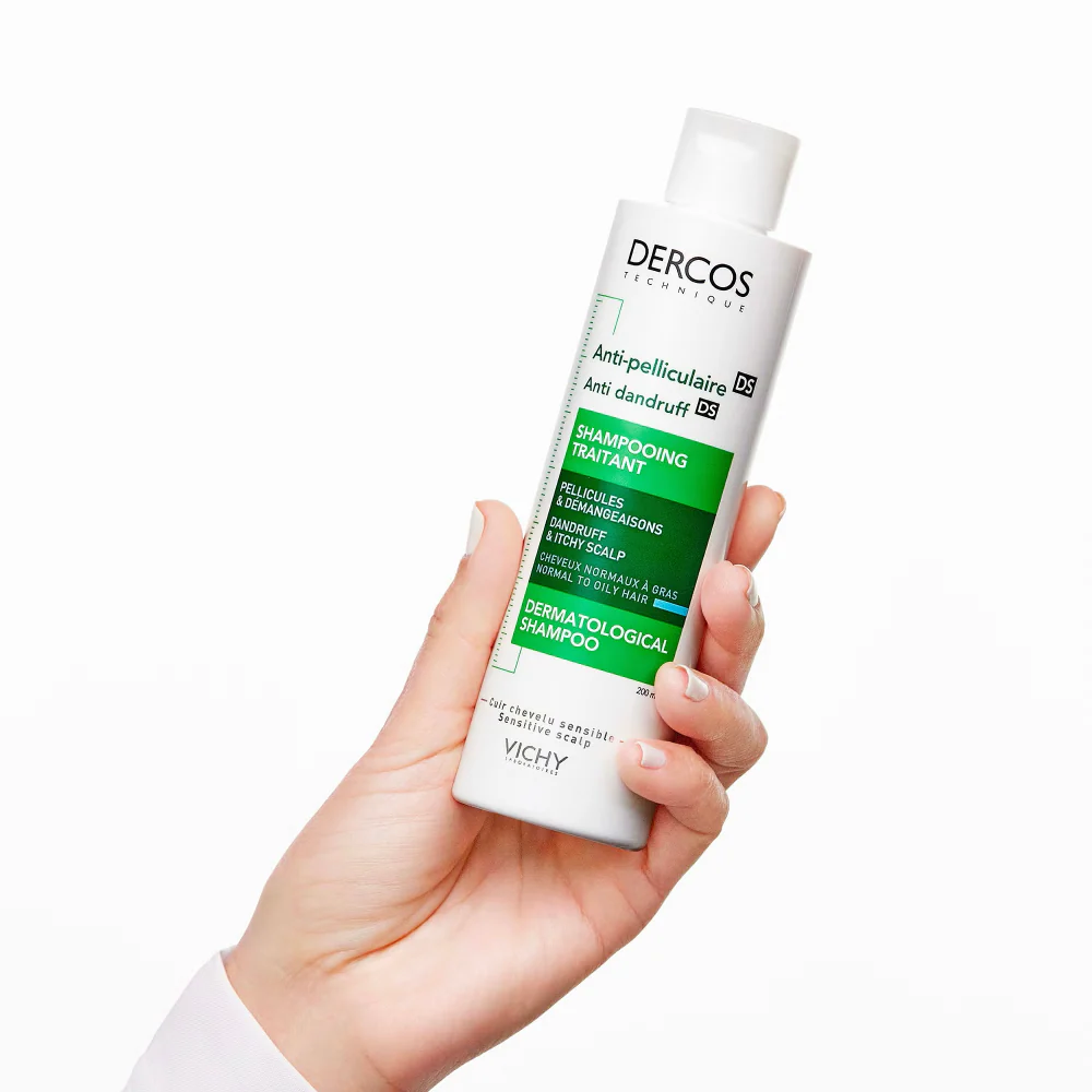 Vichy Dercos Anti-Dandruff DS Dermatological Shampoo For Dry Hair 200ml - Image 4