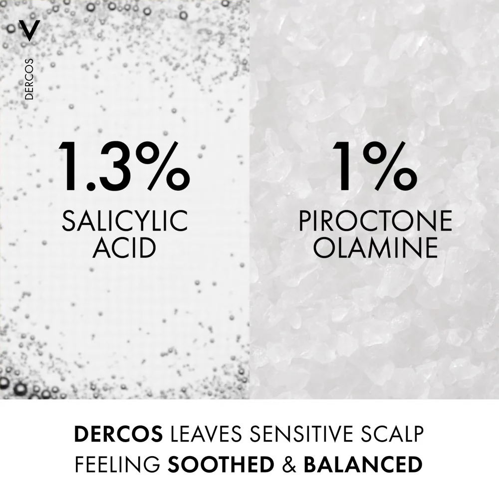 Vichy Dercos Anti-Dandruff Treating Shampoo For Sensitive Scalps 200ml - Image 5
