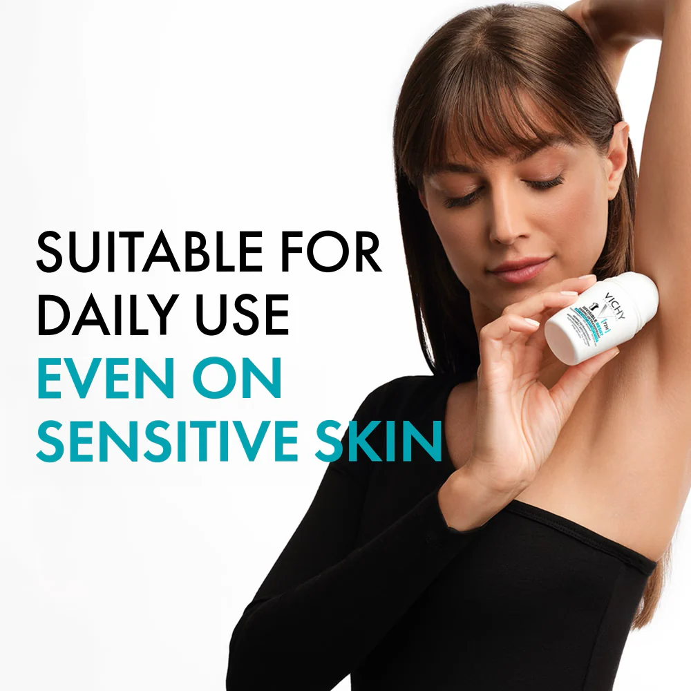 Vichy Intensive 48h Anti-Perspirant Deodorant Roll-On 50ml - Image 4