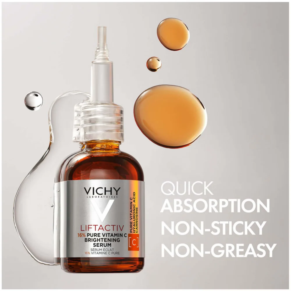 Vichy Liftactiv 16% Pure Vitamin C Brightening Serum 20ml - Image 4