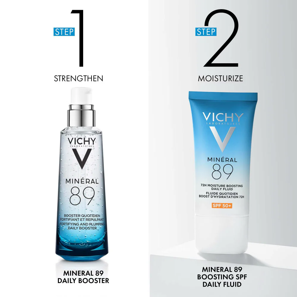 Vichy Mineral 89 72h Moisture Boosting Daily UV Fluid PA++++ SPF50+ 50ml - Image 5
