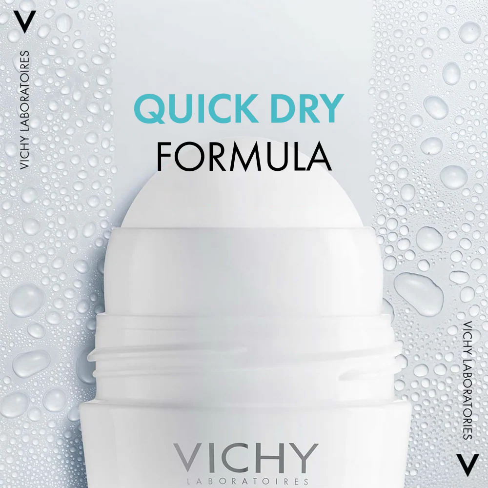 Vichy No Marks 48h Anti-Perspirant Deodorant Roll-On 50ml - Image 3
