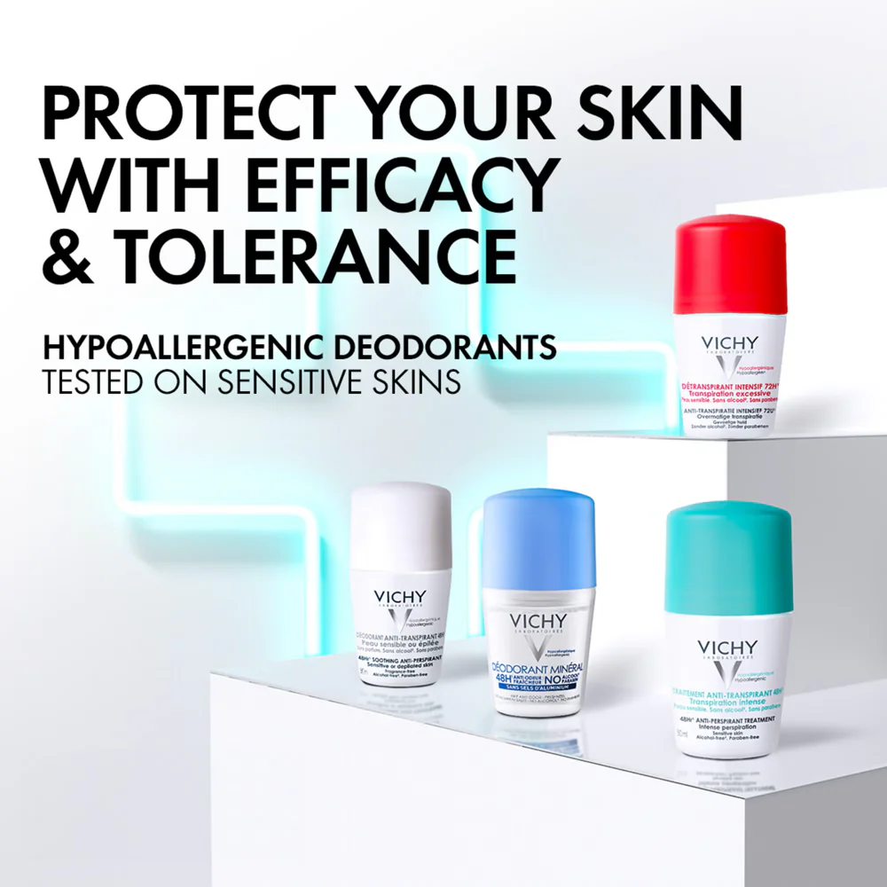 Vichy No Marks 48h Anti-Perspirant Deodorant Roll-On 50ml - Image 6