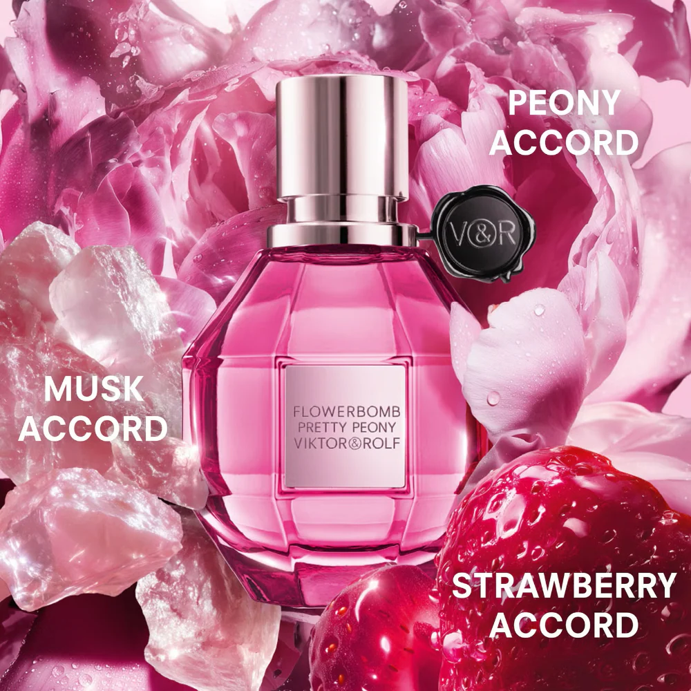 Viktor & Rolf Flowerbomb Pretty Peony Eau De Parfum 100ml - Image 3