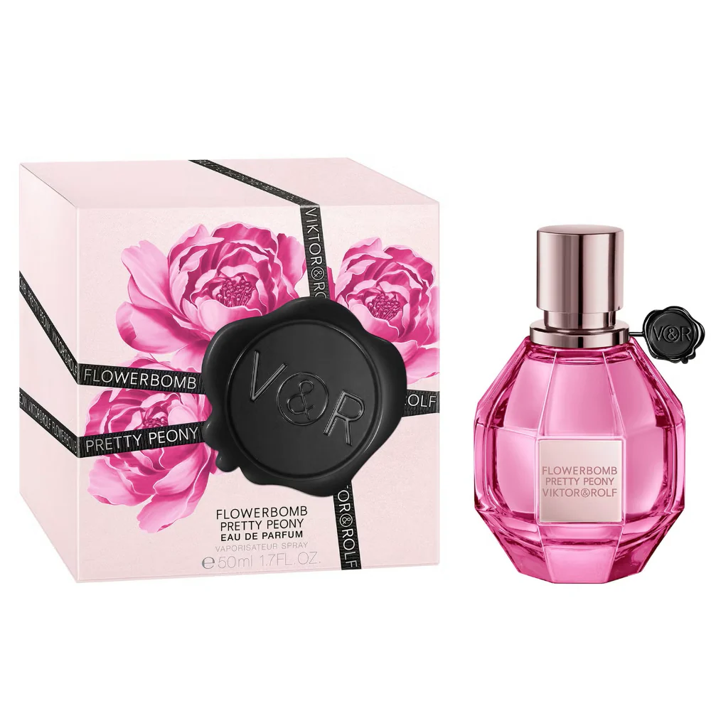 Viktor & Rolf Flowerbomb Pretty Peony Eau De Parfum 50ml - Image 2