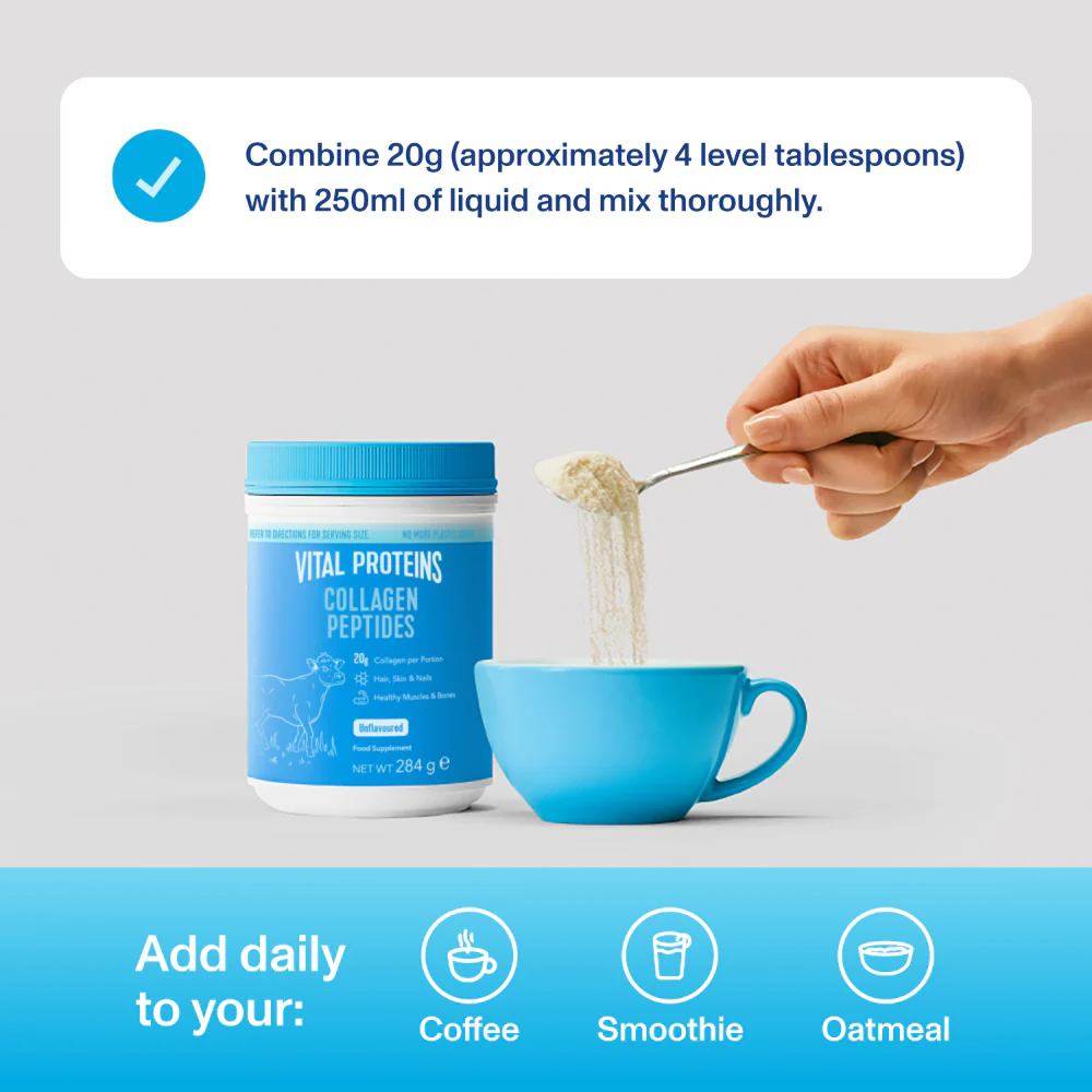 Vital Proteins Unflavoured Collagen Peptides 284g - Image 2