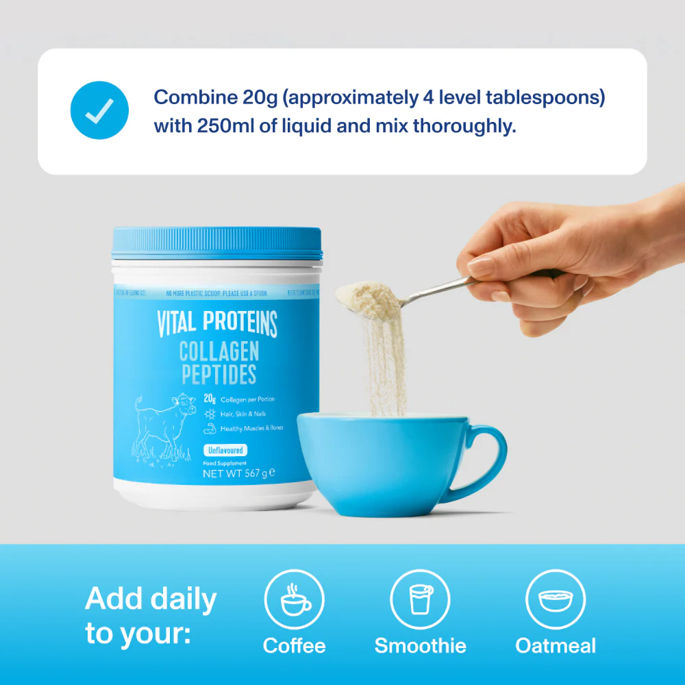Vital Proteins Unflavoured Collagen Peptides 567g - Image 2