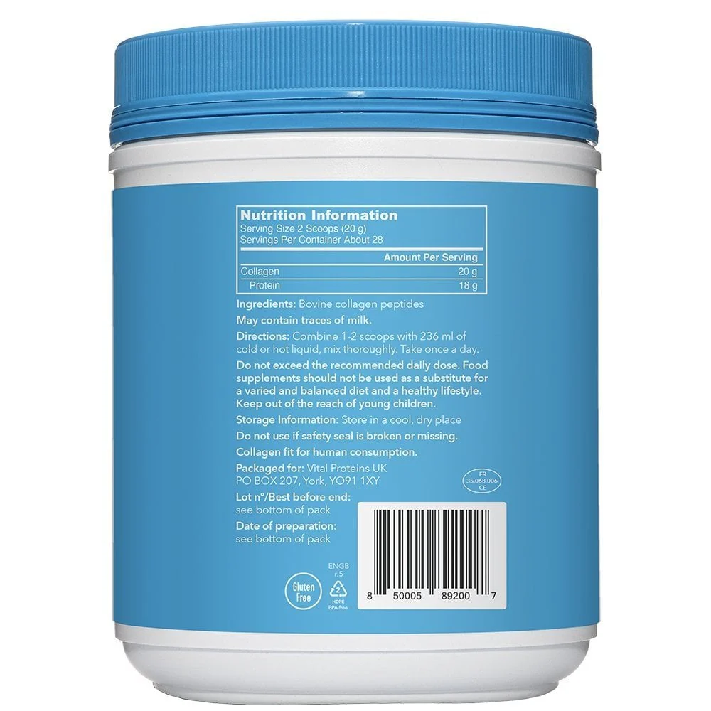 Vital Proteins Unflavoured Collagen Peptides Duo 2 x 567g - Image 3