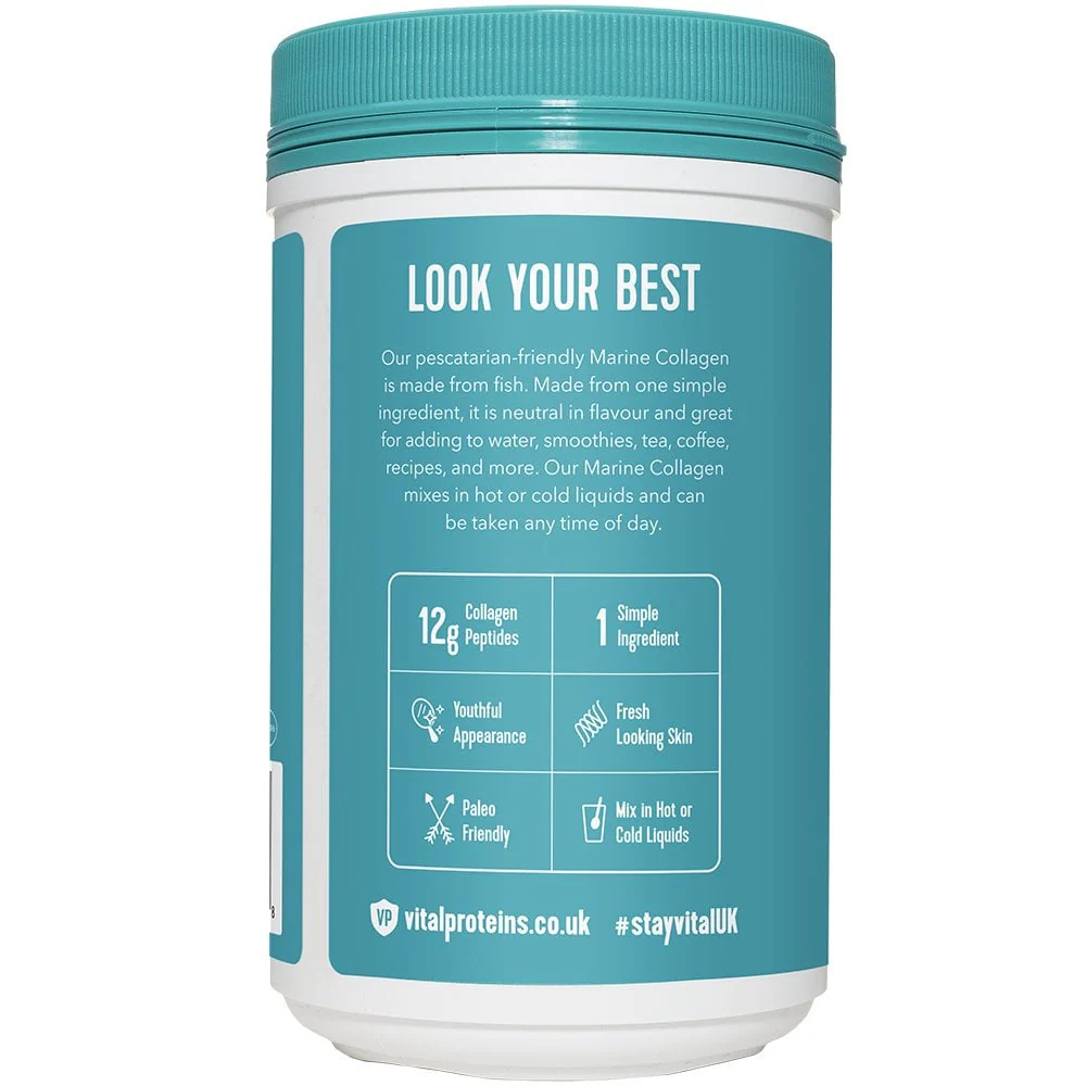 Vital Proteins Unflavoured Marine Collagen 221g - Image 3
