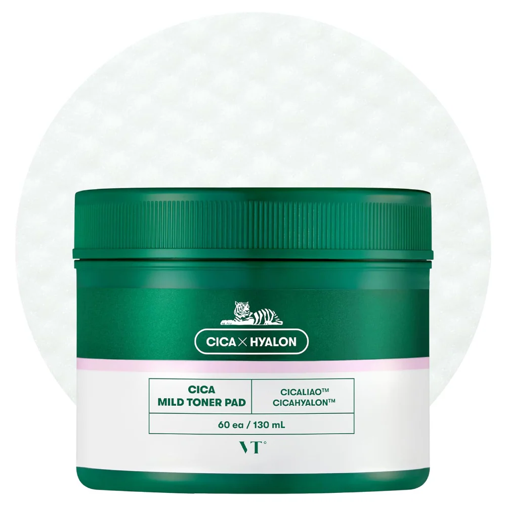 VT Cosmetics Cica Mild Toner Pads 130ml - Image 2