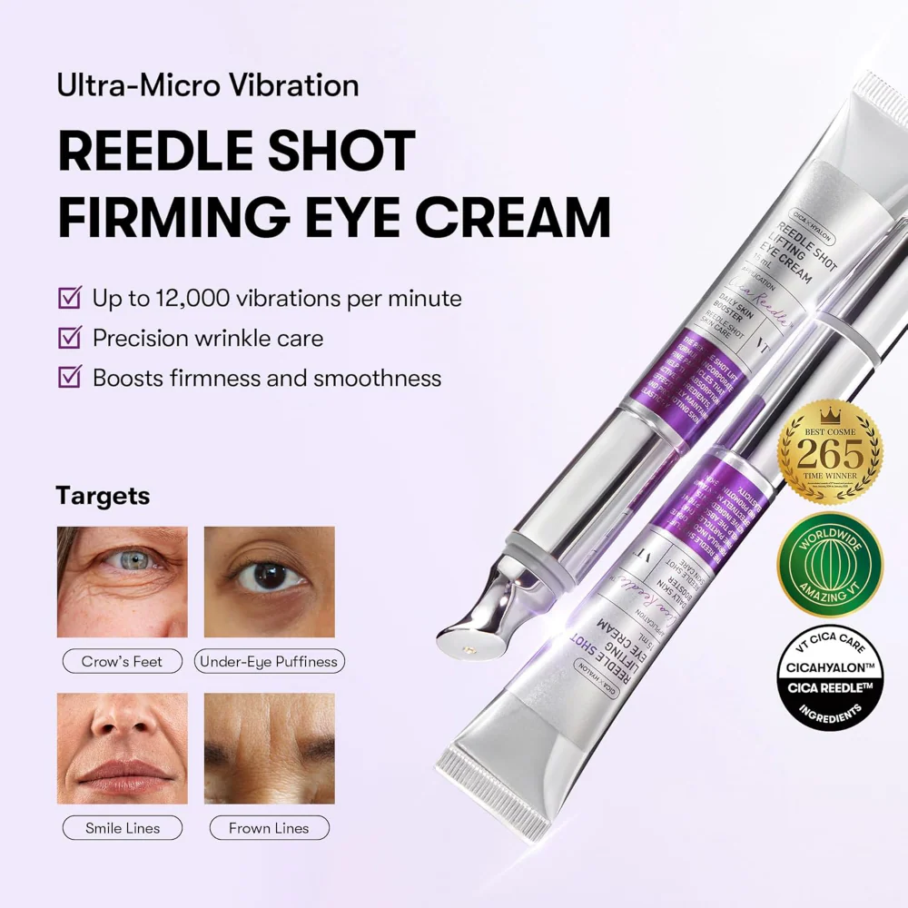 VT Cosmetics Reedle Shot Firming Eye Lifting Cream 15ml - Image 3