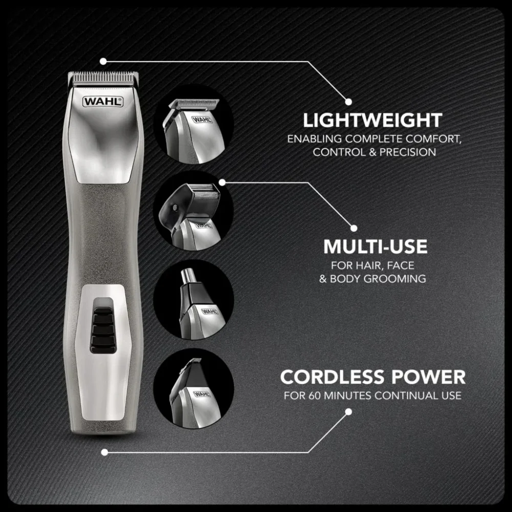 Wahl 11-In-1 Chromium Multi Groomer Trimmer Kit - Image 2