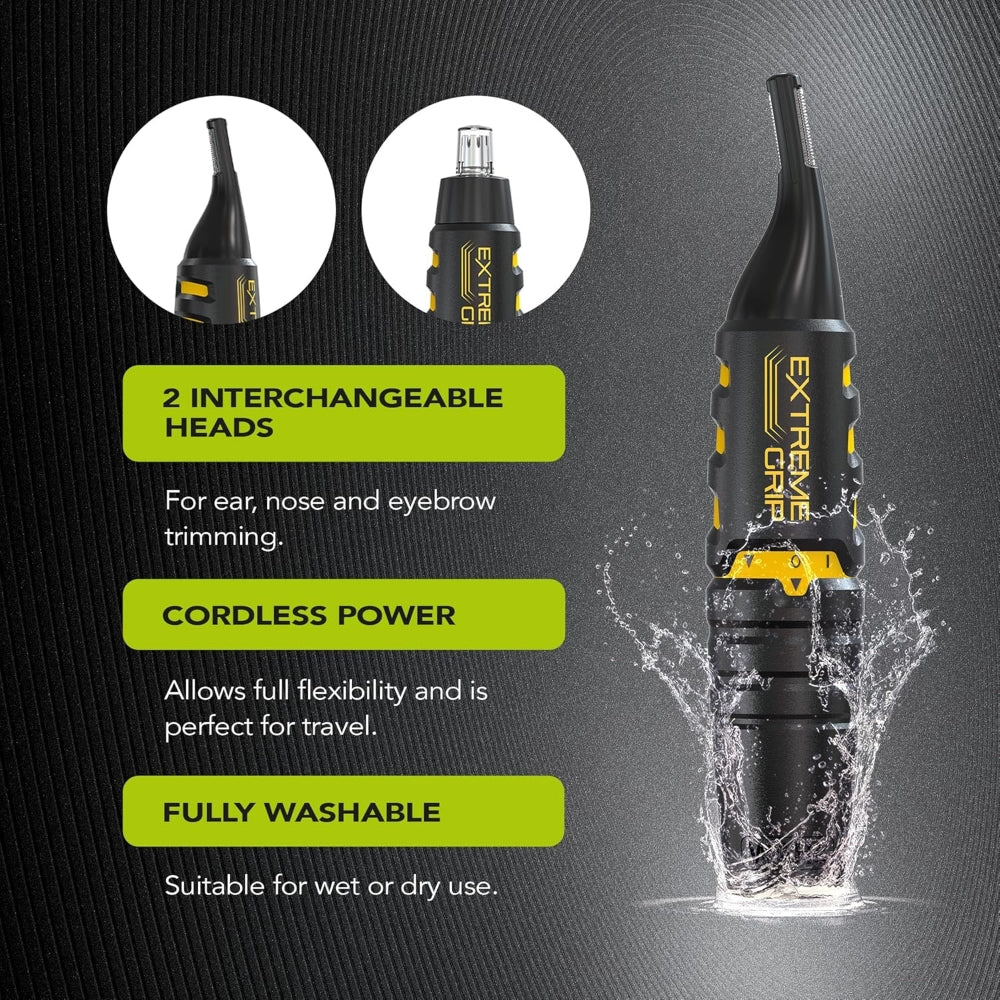 Wahl 3-In-1 Extreme Grip Ear, Nose & Brow Battery Detail Trimmer - Image 2