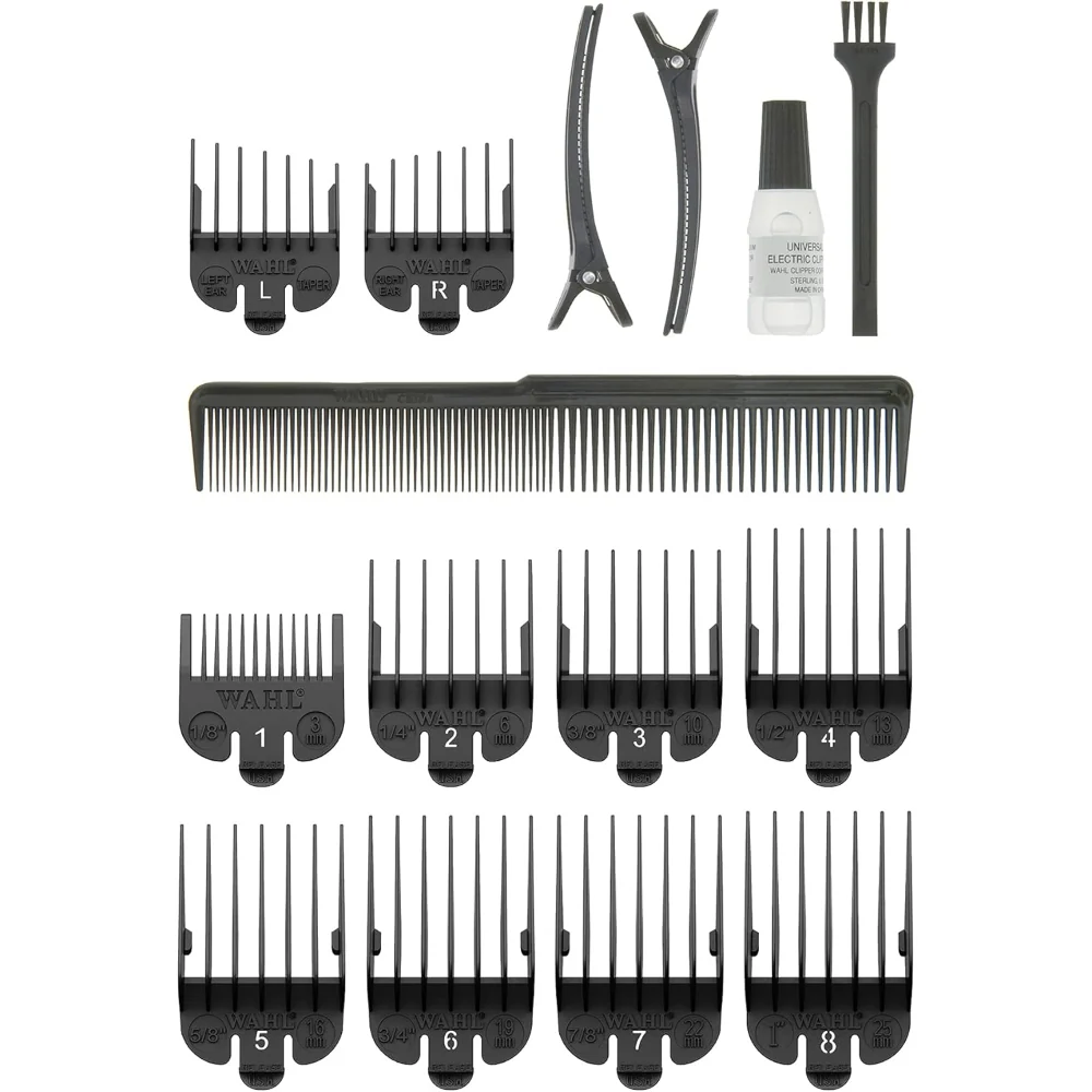 Wahl Clip N Rinse Plus Cord/Cordless Hair Clipper & Nose Trimmer Grooming Set - Image 5