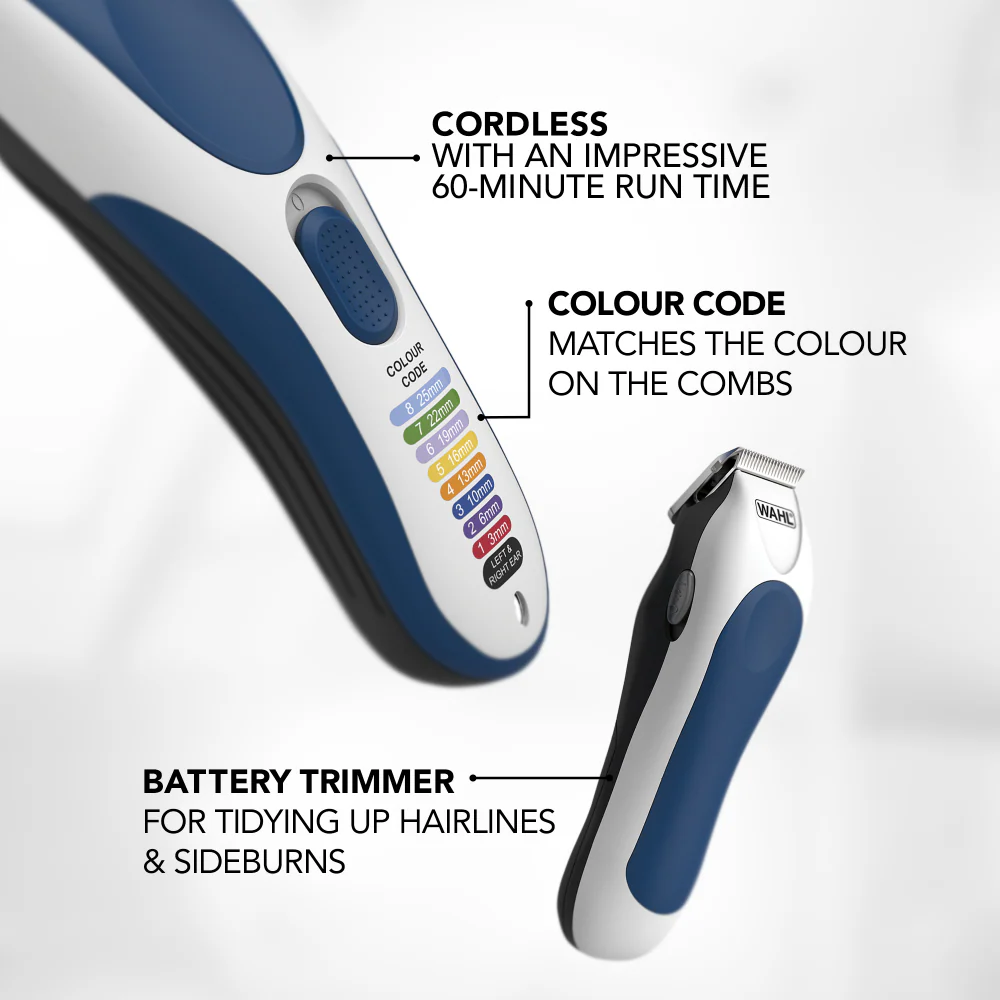 Wahl Colour Pro Cordless Combi Hair Clipper Kit - Image 3
