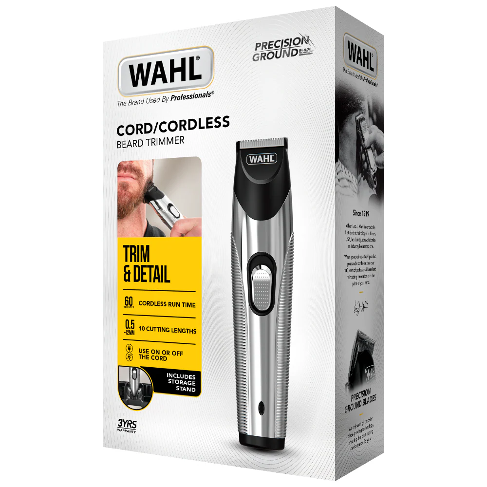 Wahl Cord/Cordless Beard & Stubble Hair Trimmer - Image 3